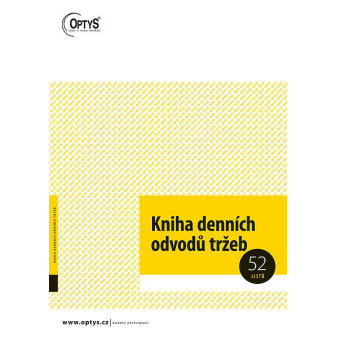 OP 1095 Kniha denních odvodů tržeb A4 52 listů