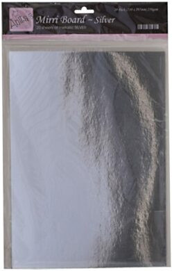 Karton A4, papír stříbrný zrcadlový, 20listů, 250g
