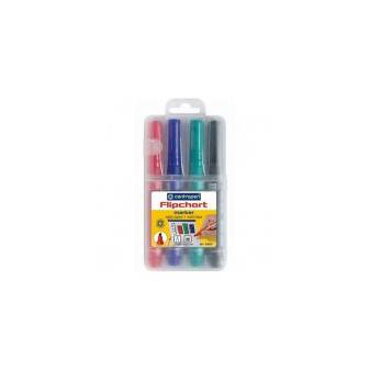 Popisovač Centropen 8560 Flipchart sada 4ks šíře 1 - 4,6mm