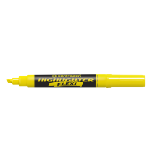 Zvýrazňovač Centropen  flexi 8542 žlutý