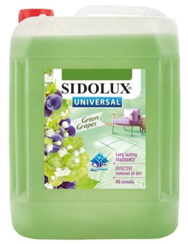 SIDOLUX univerzální čistič SODA POWER GREEN GRAPES 5L