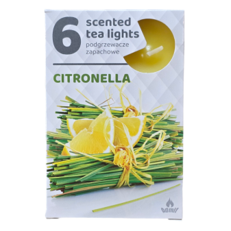 Admit čajové svíčky citronella 6 ks