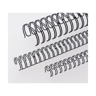 Kovové hřbety Eurosupplies (3/1') 8 mm černé