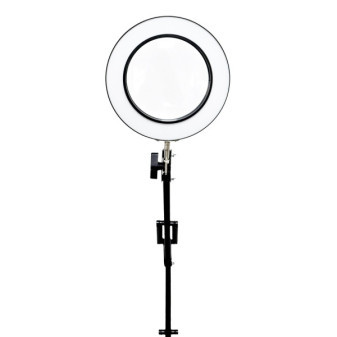 Platinet stolní LED lampa Magnify 10W stmívatelná s lupou, černá