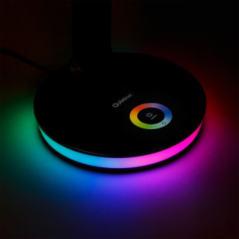 Platinet stolní LED lampa 12W stmívatelná, dotykové ovládání, USB port, černá