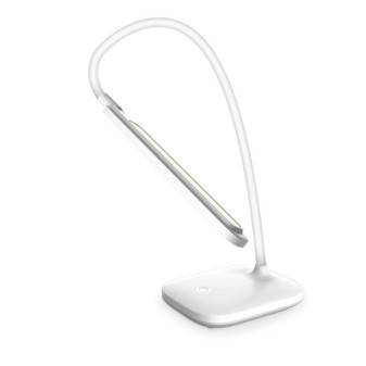 Platinet stolní LED lampa 5W stmívatelná, dotykové ovládání, integrovaná baterie 2400mAh, bílá