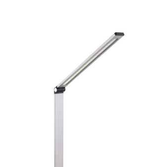 Platinet stolní LED lampa 10W stmívatelná, dotykové ovládání, bezdrátové nabíjení, USB port, stř