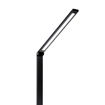 Platinet stolní LED lampa 10W stmívatelná, dotykové ovládání, bezdrátové nabíjení, USB port, čer