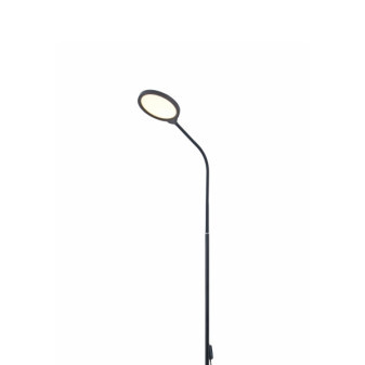 Platinet podlahová LED lampa 10W stmívatelná 2v1, černá