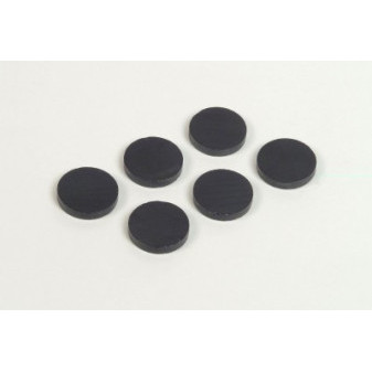 Magnet 850/16 průměr 1,6 cm černý 12ks