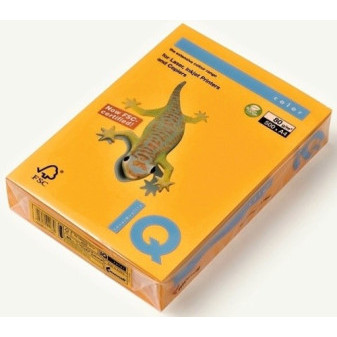 Barevný papír IQ NEOOR - A4 80g oranžová neonová 500 listů IQC480/N/NEOOR - doprodej
